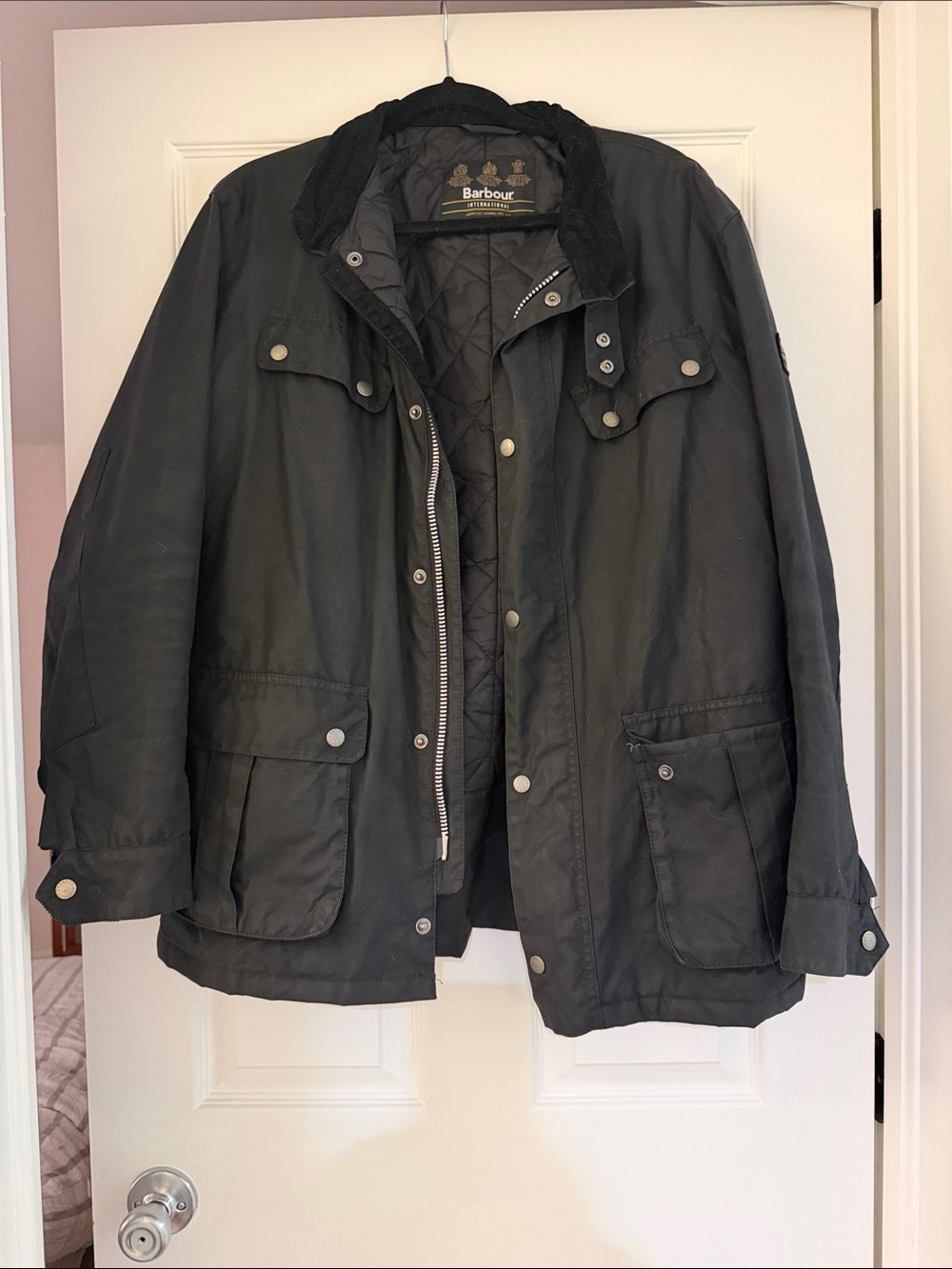 Barbour Men's Jacket Waxed Cotton Jacket XL